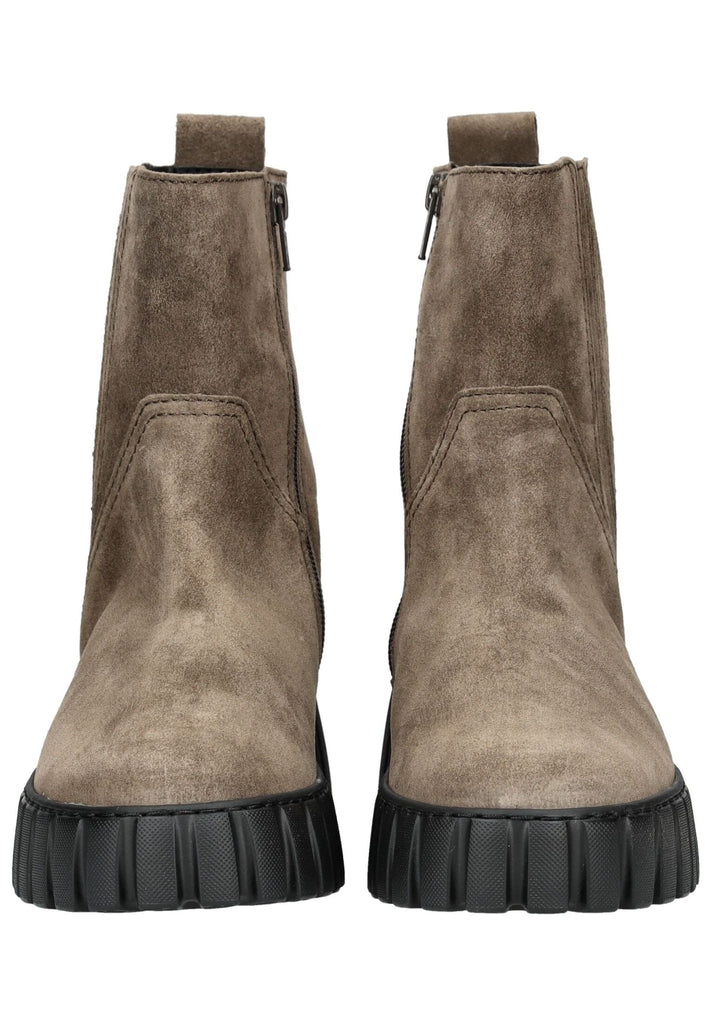 Gabor Comfort Stiefelette Veloursleder Braun