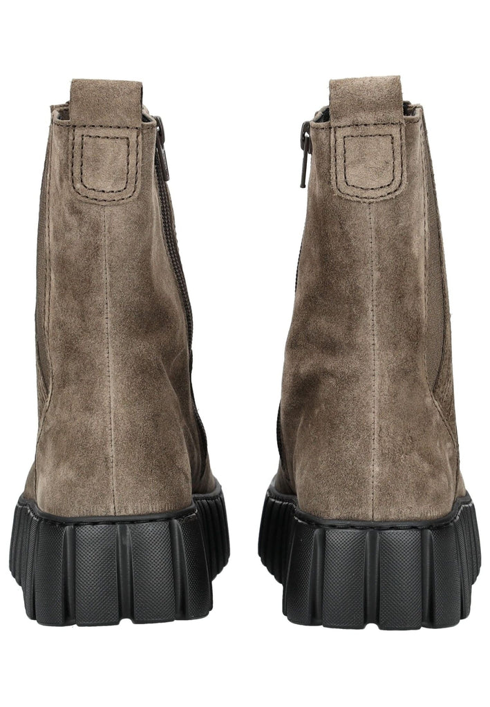 Gabor Comfort Stiefelette Veloursleder Braun