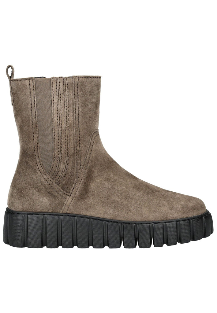 Gabor Comfort Stiefelette Veloursleder Braun