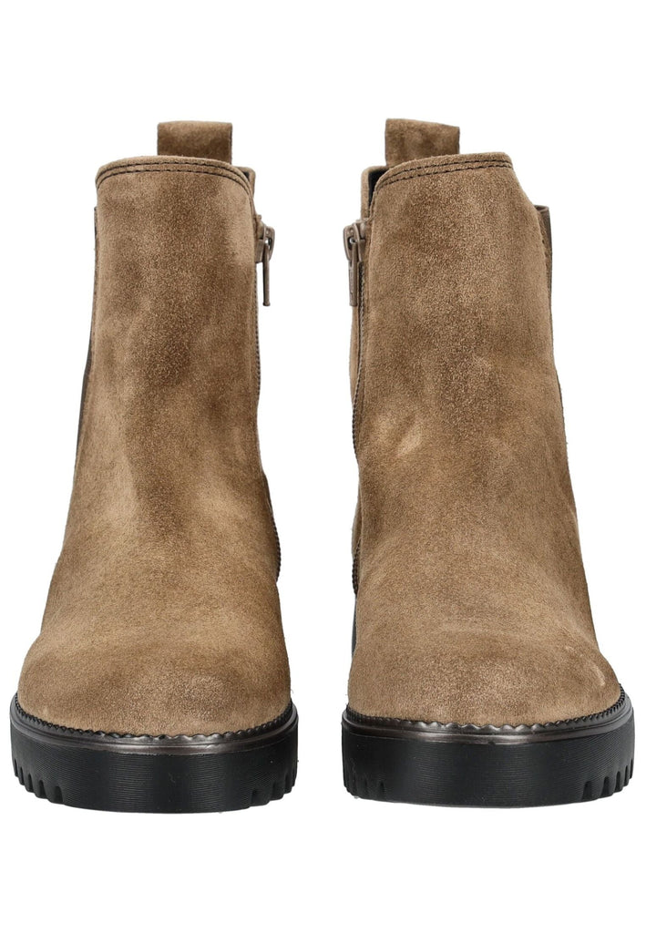 Gabor Comfort Stiefelette Veloursleder Braun/Grau