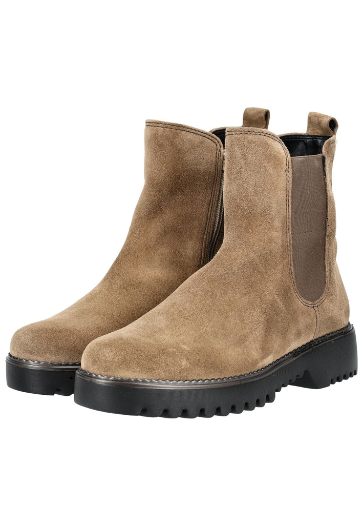 Gabor Comfort Stiefelette Veloursleder Braun/Grau