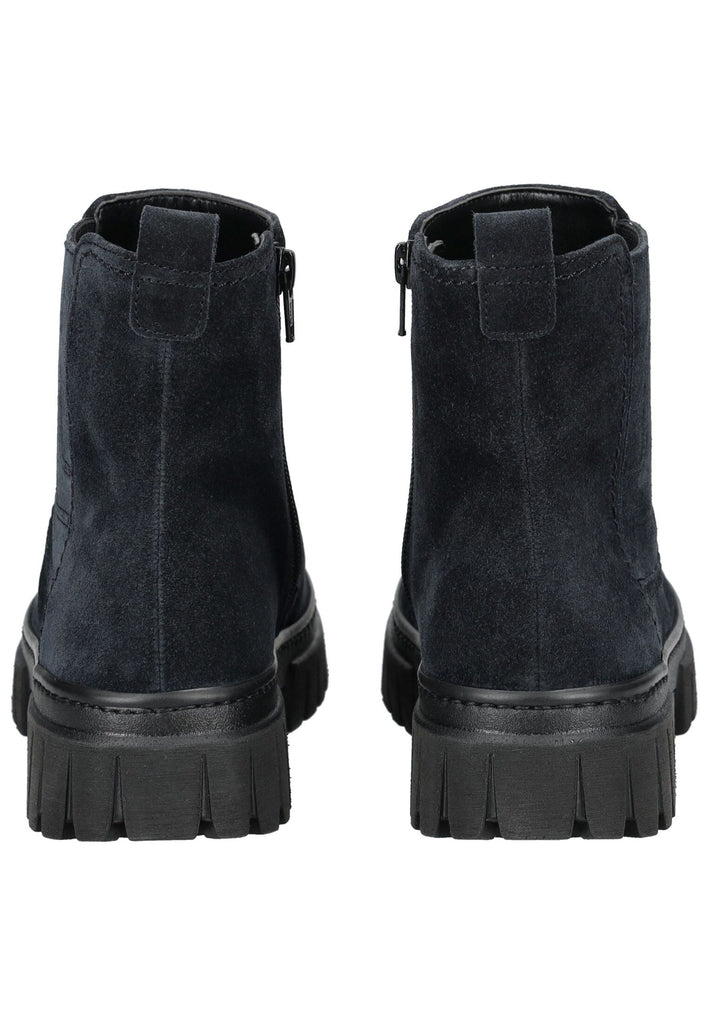 Gabor Comfort Stiefelette Veloursleder Dunkelblau Warmfutter
