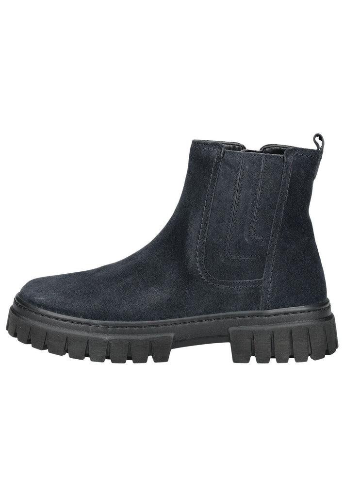 Gabor Comfort Stiefelette Veloursleder Dunkelblau Warmfutter