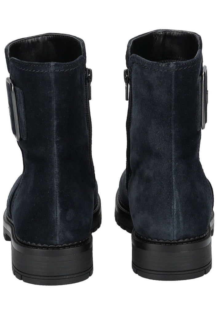 Gabor Comfort Stiefelette Veloursleder Dunkelblau Warmfutter