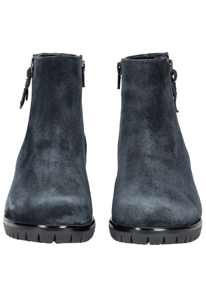 Gabor Comfort Stiefelette Veloursleder Dunkelblau Warmfutter