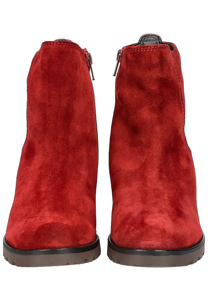 Gabor Comfort Stiefelette Veloursleder Dunkelrot Warmfutter
