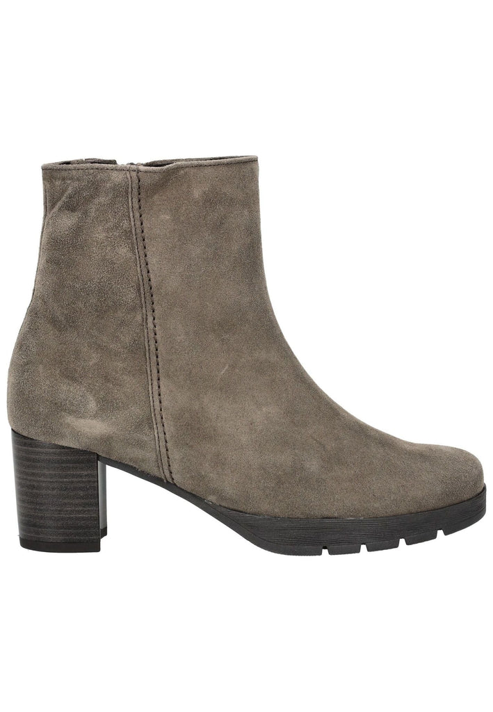 Gabor Comfort Stiefelette Veloursleder Grau