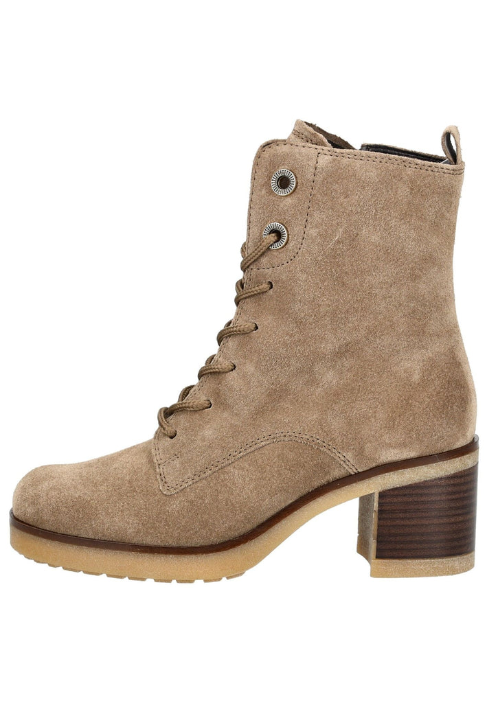 Gabor Comfort Stiefelette Veloursleder Hellbraun
