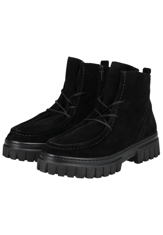 Gabor Comfort Stiefelette Veloursleder Schwarz