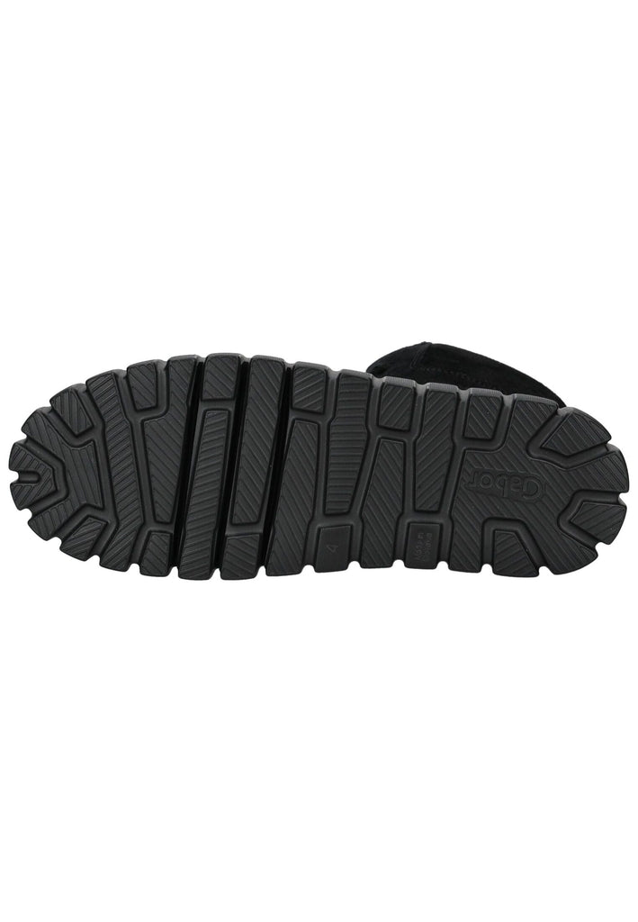 Gabor Comfort Stiefelette Veloursleder Schwarz