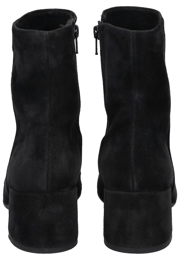 Gabor Comfort Stiefelette Veloursleder Schwarz Warmfutter