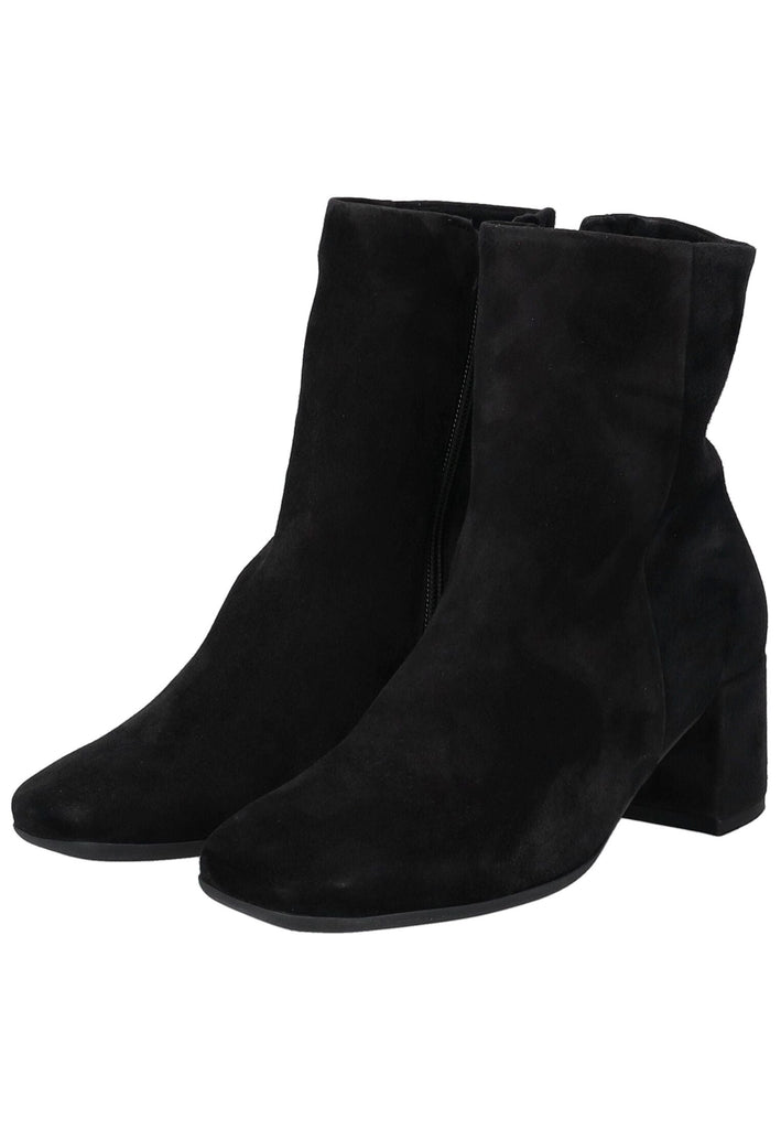 Gabor Comfort Stiefelette Veloursleder Schwarz Warmfutter