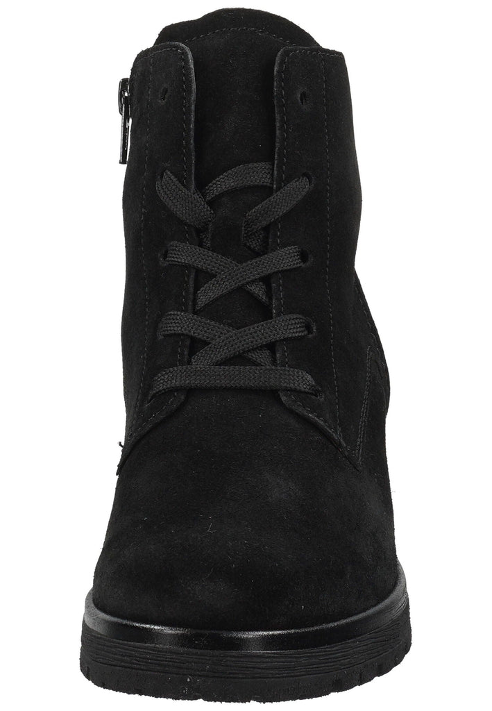 Gabor Comfort Stiefelette Veloursleder Schwarz Warmfutter