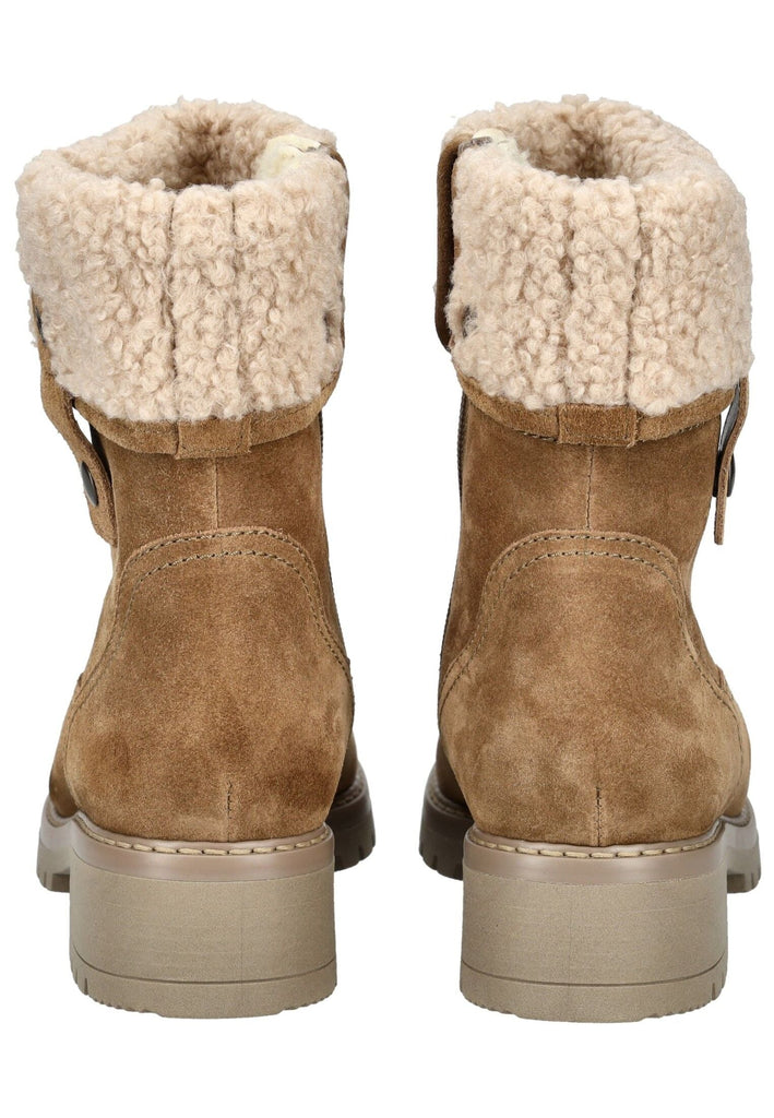 Gabor Comfort Stiefelette Veloursleder/Textil Hellbraun Warmfutter