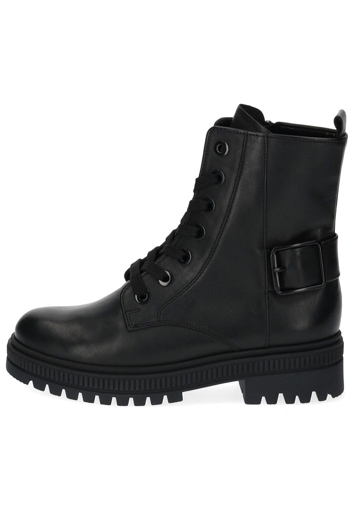 Stiefeletten Gabor Comfort Stiefelette Glattleder Schwarz