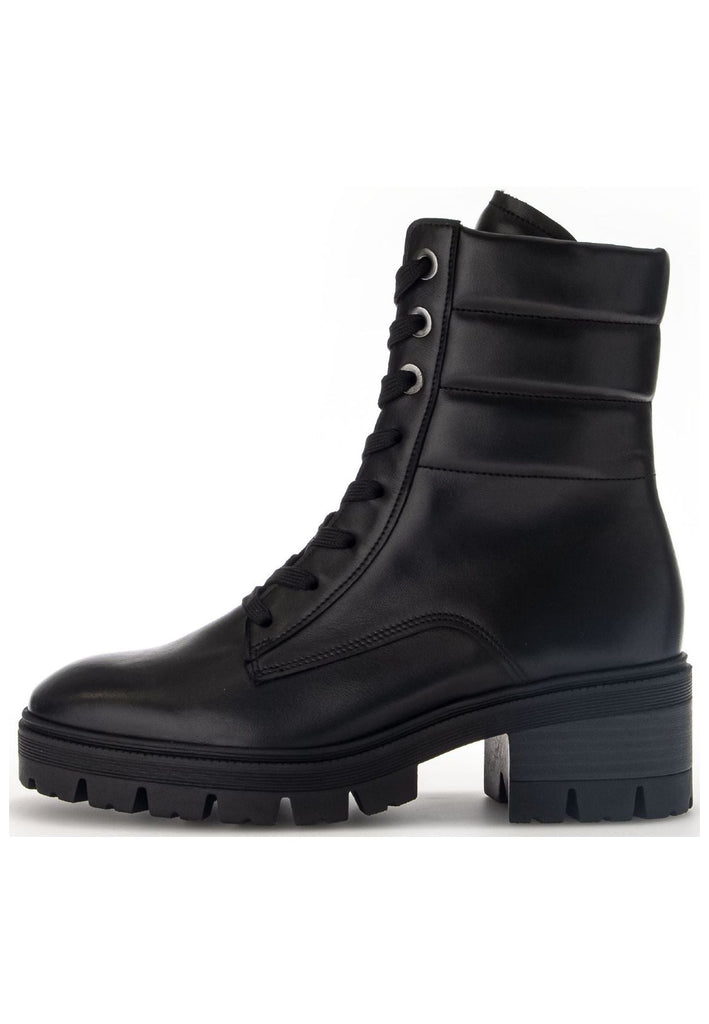 Stiefeletten Gabor Comfort Stiefelette Glattleder Schwarz