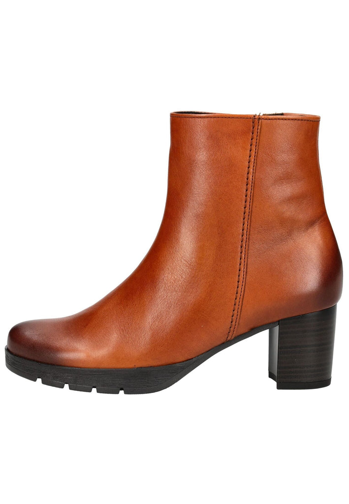 Stiefeletten Gabor Comfort Stiefelette Leder Cognac