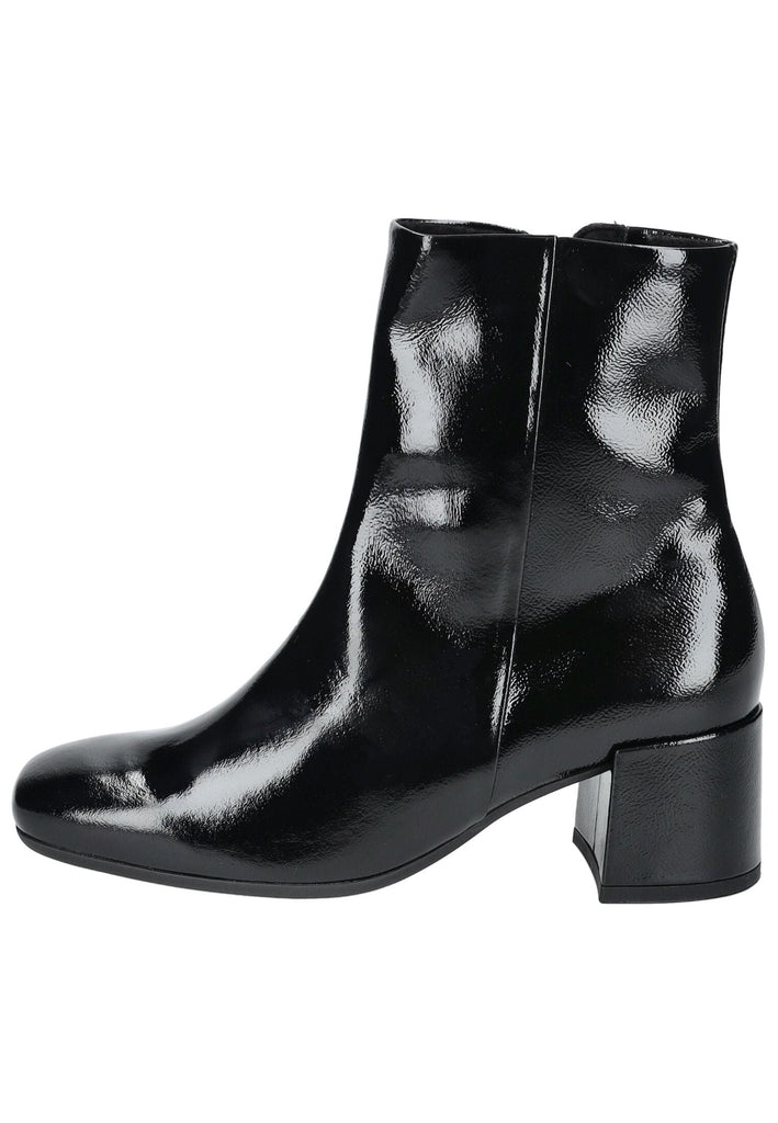 Stiefeletten Gabor Comfort Stiefelette Leder Schwarz Lack Warmfutter