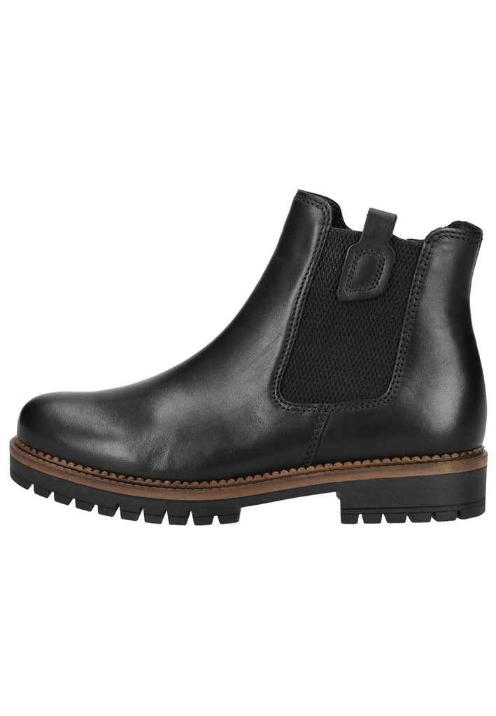 Stiefeletten Gabor Comfort Stiefelette Leder/Textil Schwarz
