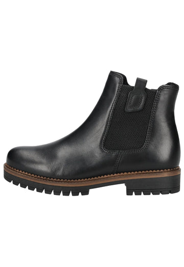 Stiefeletten Gabor Comfort Stiefelette Leder/Textil Schwarz