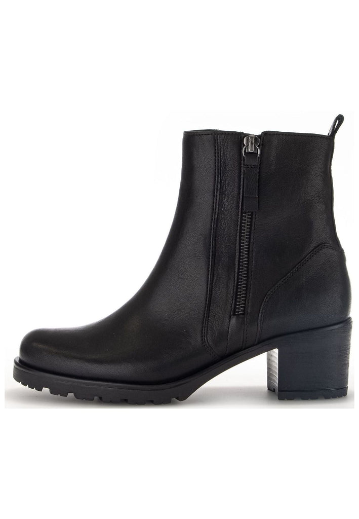 Stiefeletten Gabor Comfort Stiefelette Leder/Textil Schwarz