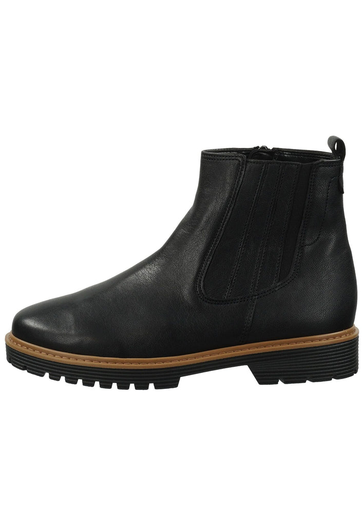 Stiefeletten Gabor Comfort Stiefelette Leder/Textil Schwarz Warmfutter