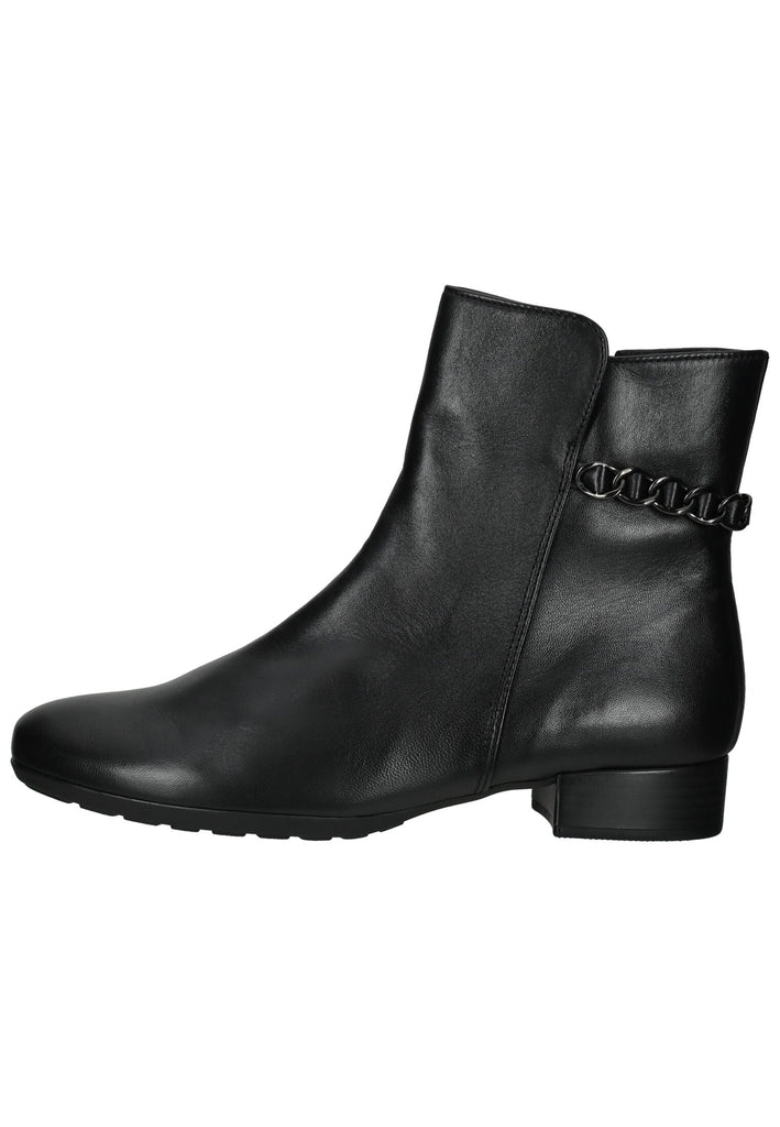 Stiefeletten Gabor Comfort Stiefelette Nappaleder Schwarz