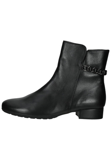 Stiefeletten Gabor Comfort Stiefelette Nappaleder Schwarz