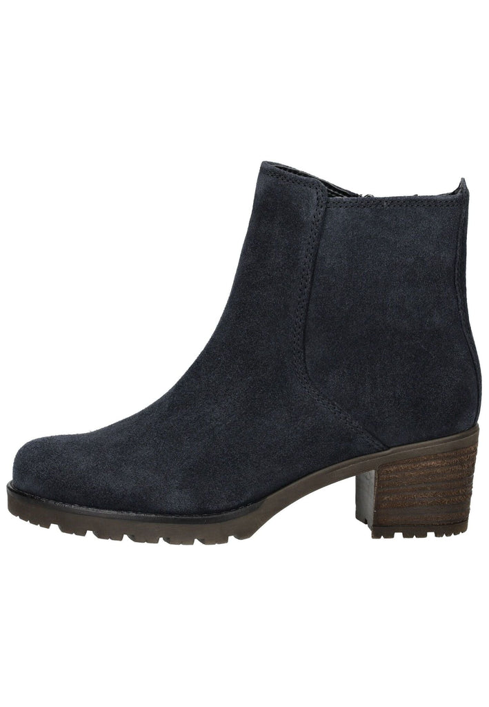 Stiefeletten Gabor Comfort Stiefelette Veloursleder Dunkelblau