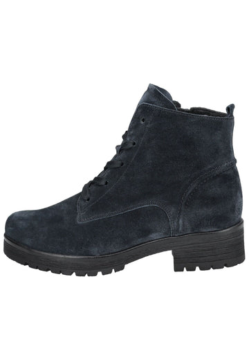 Stiefeletten Gabor Comfort Stiefelette Veloursleder Dunkelblau Warmfutter