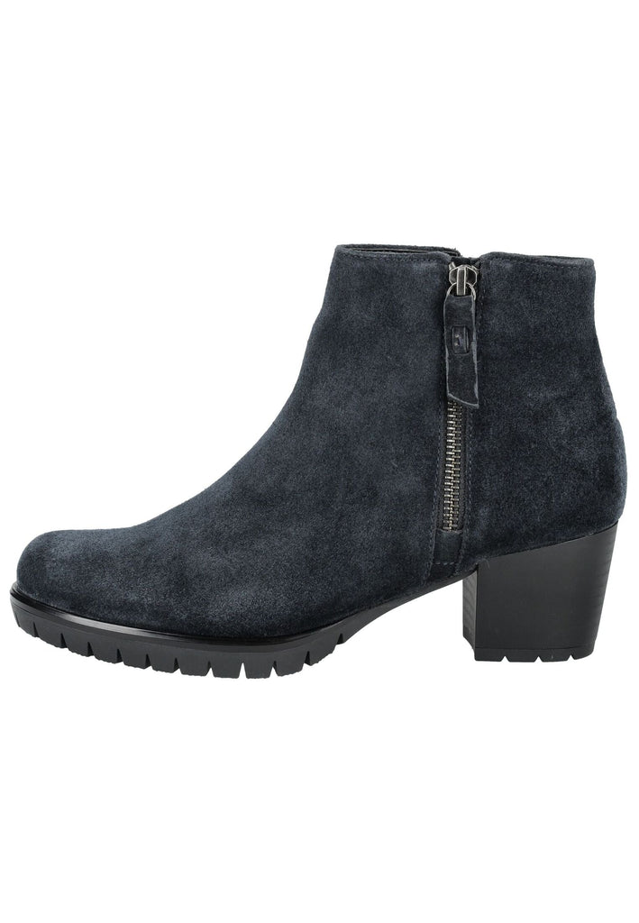 Stiefeletten Gabor Comfort Stiefelette Veloursleder Dunkelblau Warmfutter