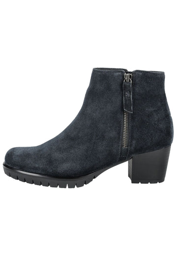 Stiefeletten Gabor Comfort Stiefelette Veloursleder Dunkelblau Warmfutter