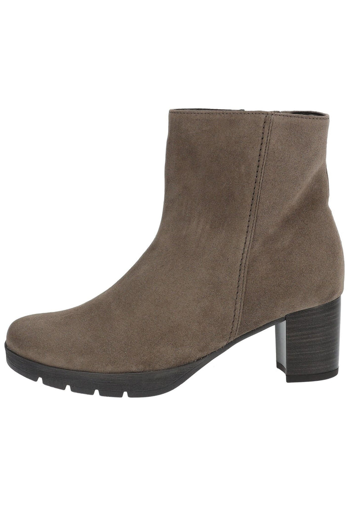 Stiefeletten Gabor Comfort Stiefelette Veloursleder Dunkelbraun