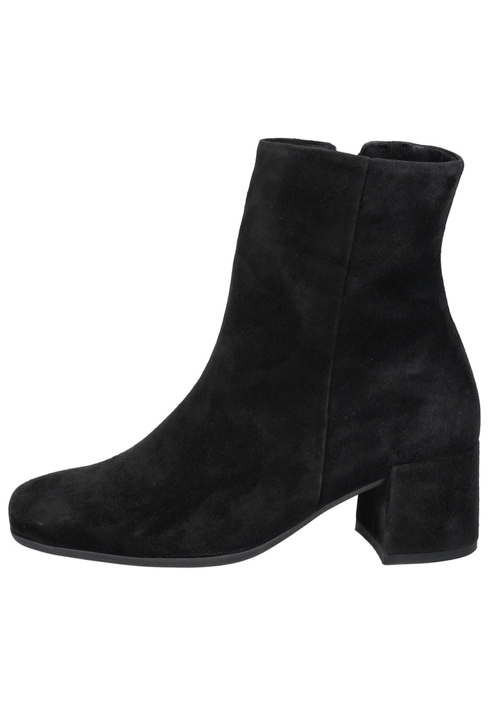 Stiefeletten Gabor Comfort Stiefelette Veloursleder Schwarz Warmfutter