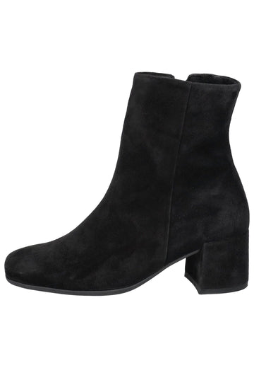 Stiefeletten Gabor Comfort Stiefelette Veloursleder Schwarz Warmfutter
