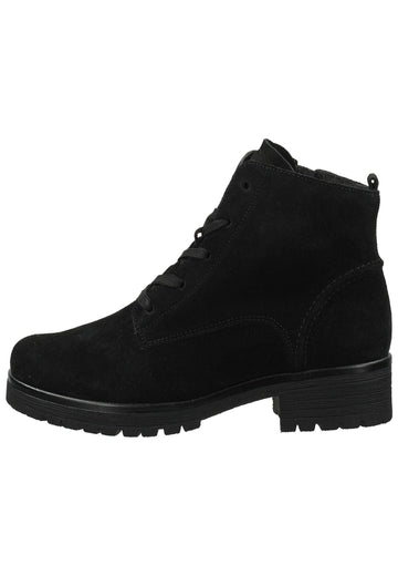 Stiefeletten Gabor Comfort Stiefelette Veloursleder Schwarz Warmfutter