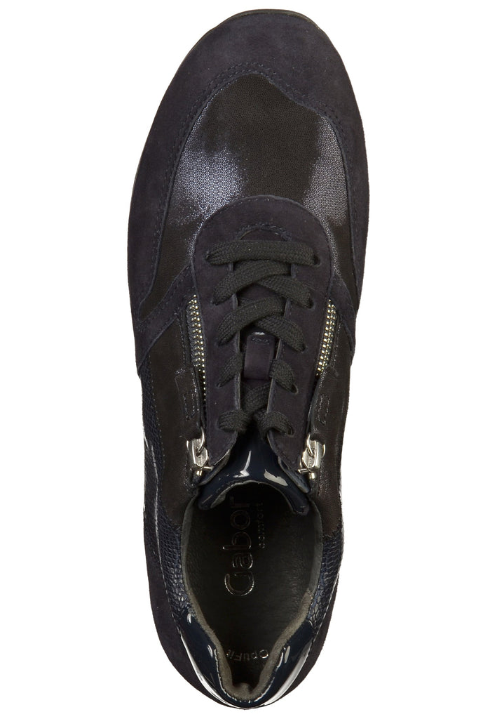 Gabor Halbschuhe Leder Dunkelblau