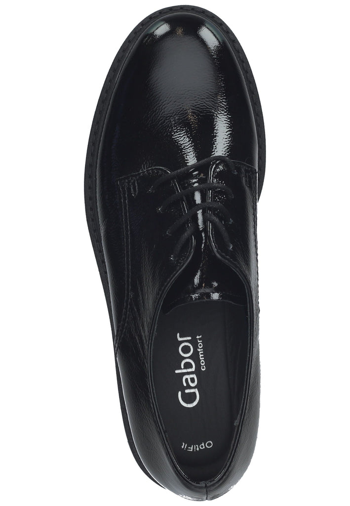 Gabor Halbschuhe Leder Schwarz