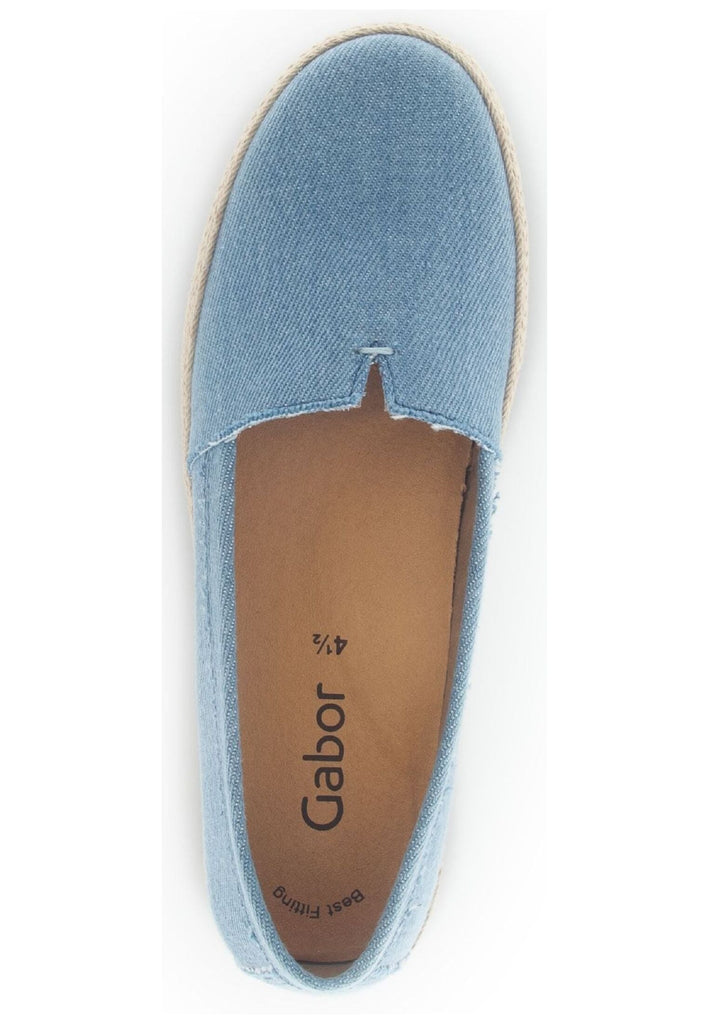 Gabor Halbschuhe Lederimitat Jeans