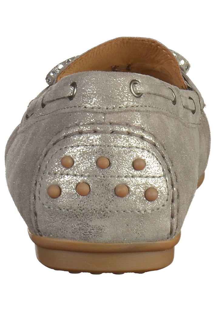 Gabor Mokassin Leder Grau