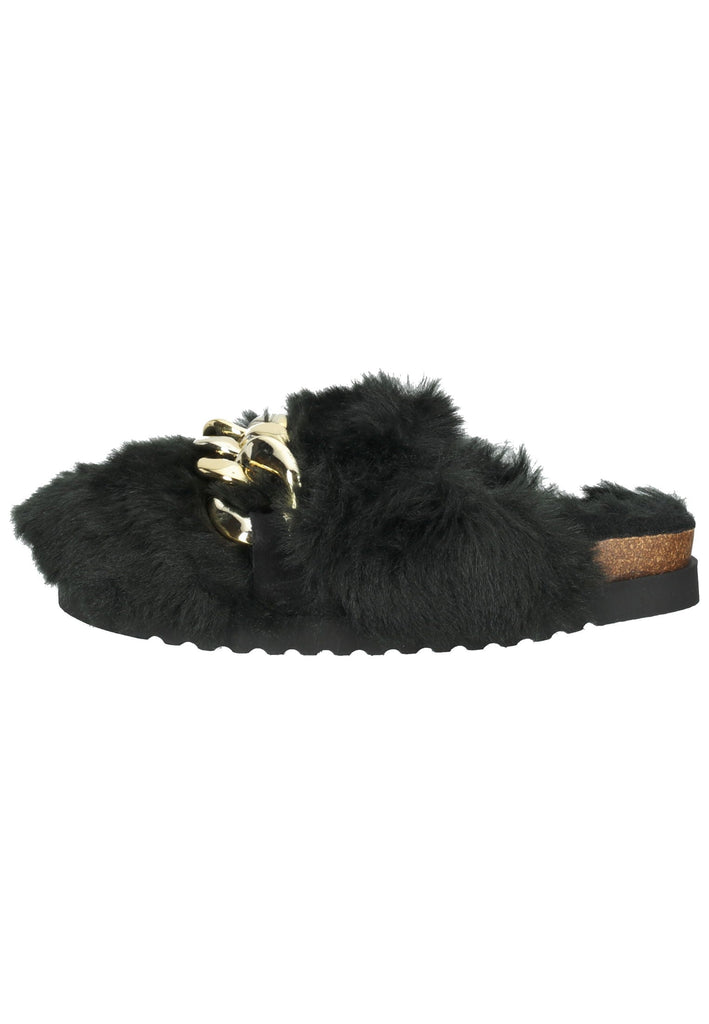 Pantoletten Gabor Hausschuhe Textil Schwarz