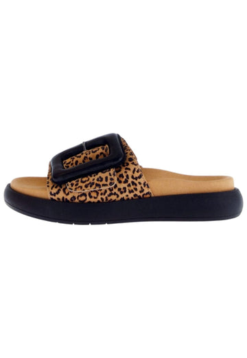 Pantoletten Gabor Pantoletten Nappaleder Beige/Schwarz