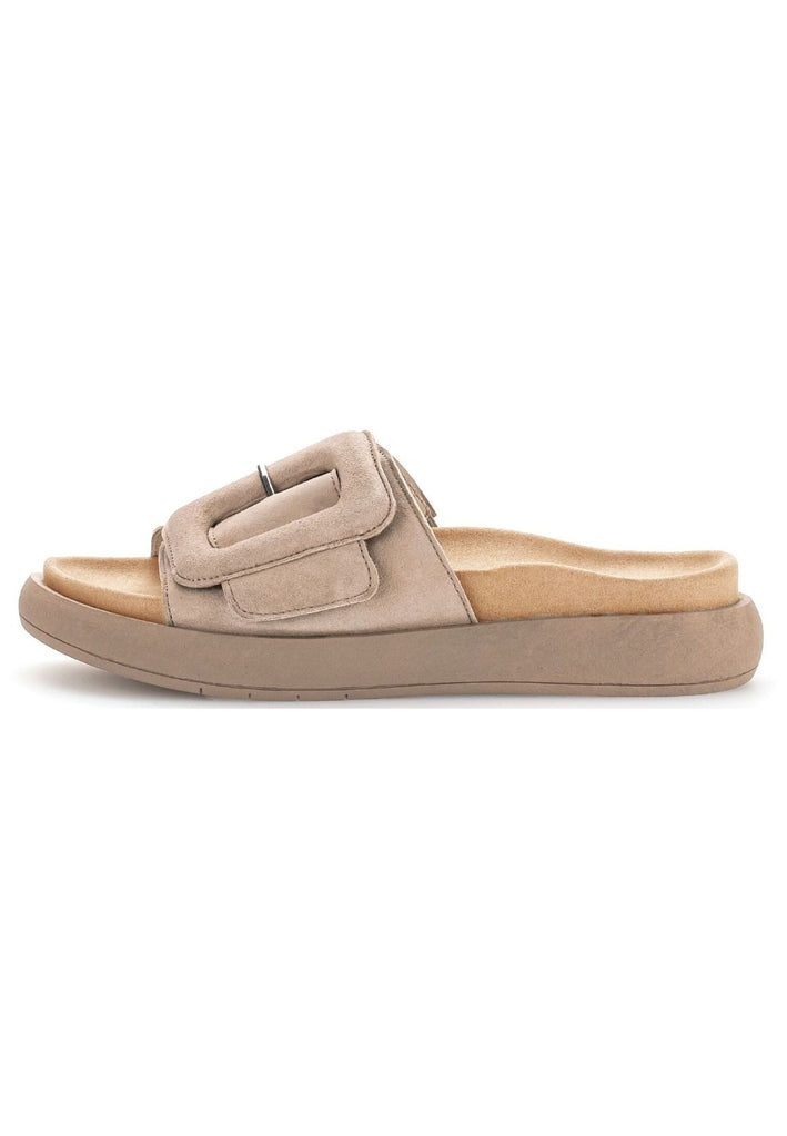 Pantoletten Gabor Pantoletten Veloursleder Desert