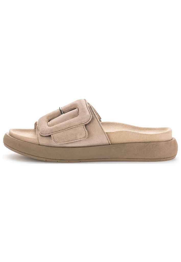 Pantoletten Gabor Pantoletten Veloursleder Desert