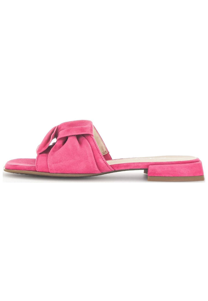 Pantoletten Gabor Pantoletten Veloursleder Pink