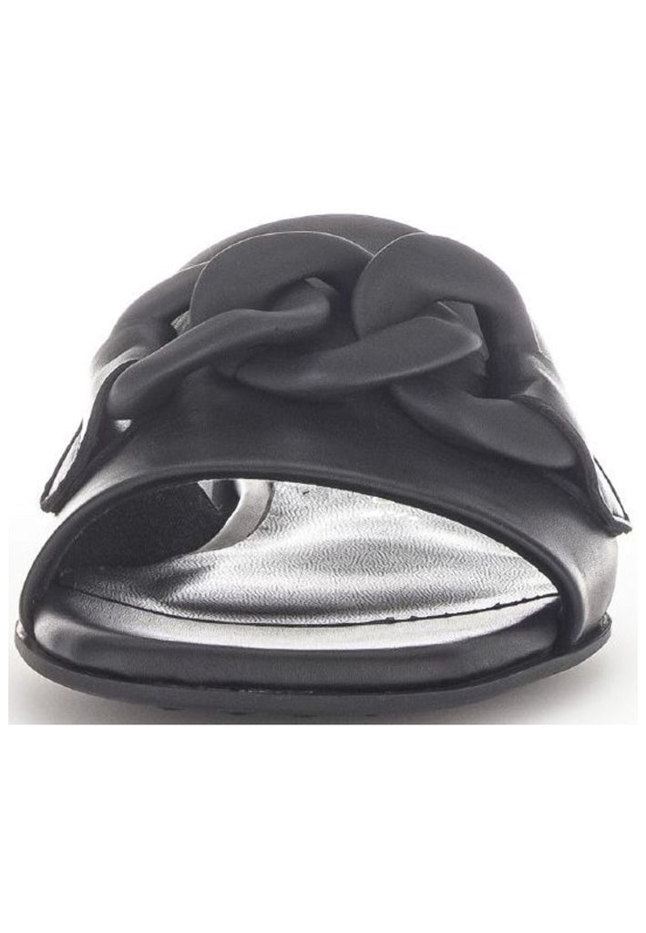 Gabor Pantoletten Glattleder Schwarz