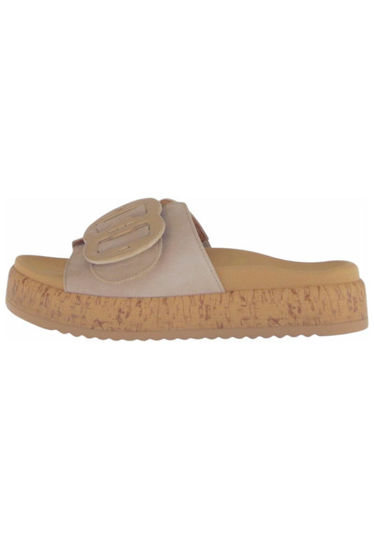Gabor Pantoletten Leder Beige