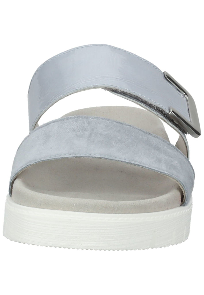 Gabor Pantoletten Leder Hellblau