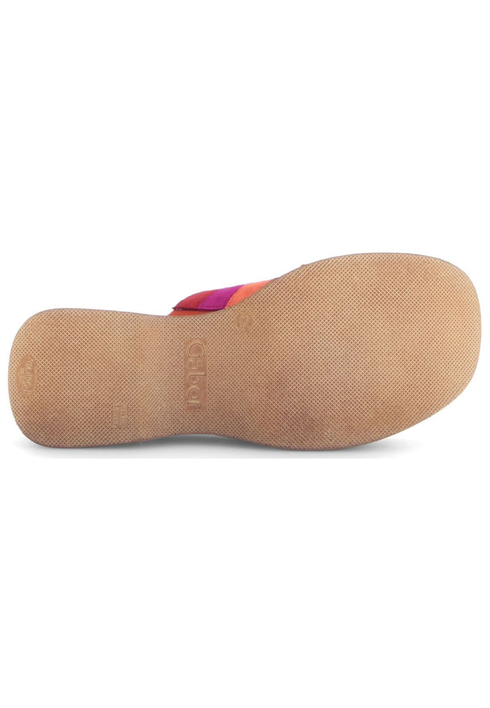 Gabor Pantoletten Leder Rot