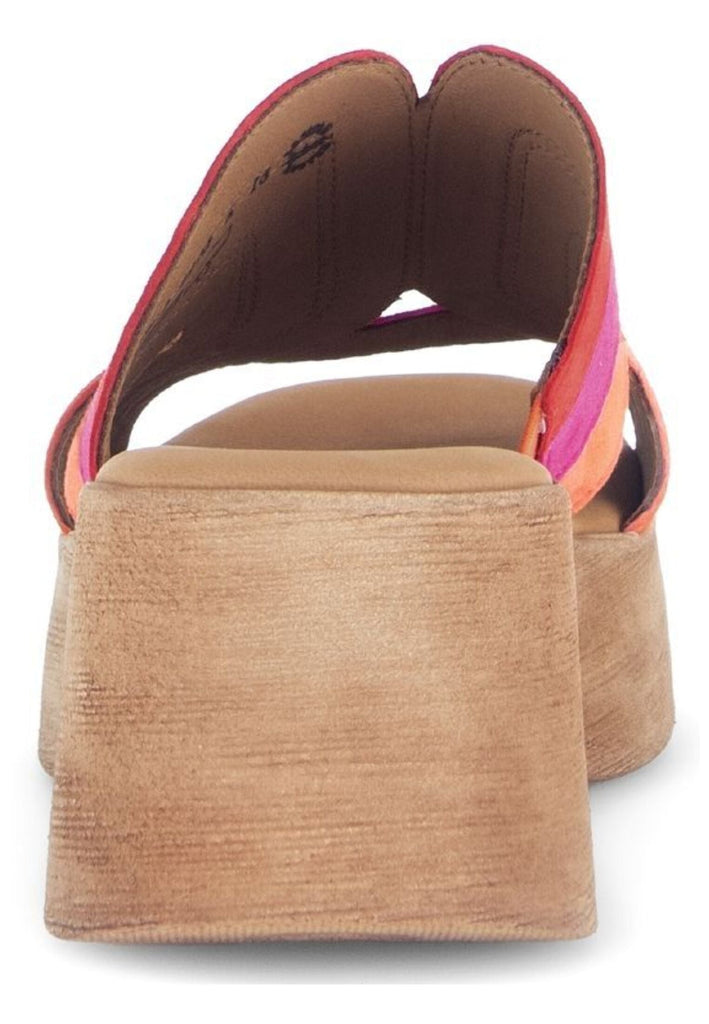 Gabor Pantoletten Leder Rot